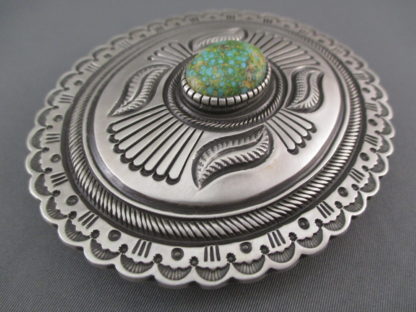 Carico Lake Turquoise Belt Buckle by Calvin Martinez