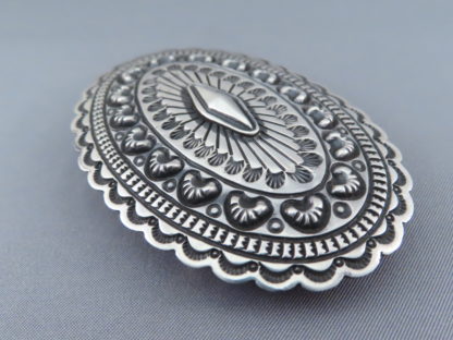Sterling Silver Belt Buckle by Tsosie Orville White