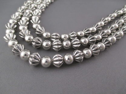 Sterling Silver Bead Necklace by Trent Lee