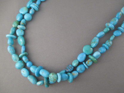 Long Sleeping Beauty Turquoise Necklace