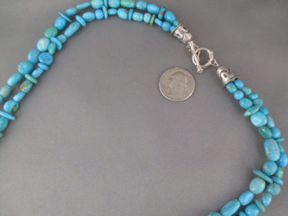 Long Sleeping Beauty Turquoise Necklace