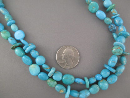 Long Sleeping Beauty Turquoise Necklace