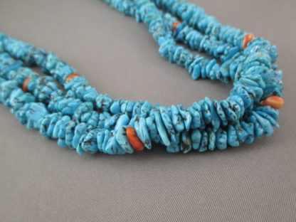 Morenci Turquoise & Heishi Necklace (3-Strands)