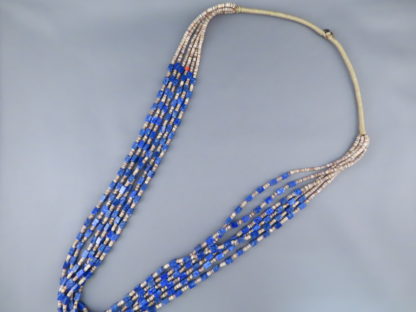 Lapis Necklace with Heishi