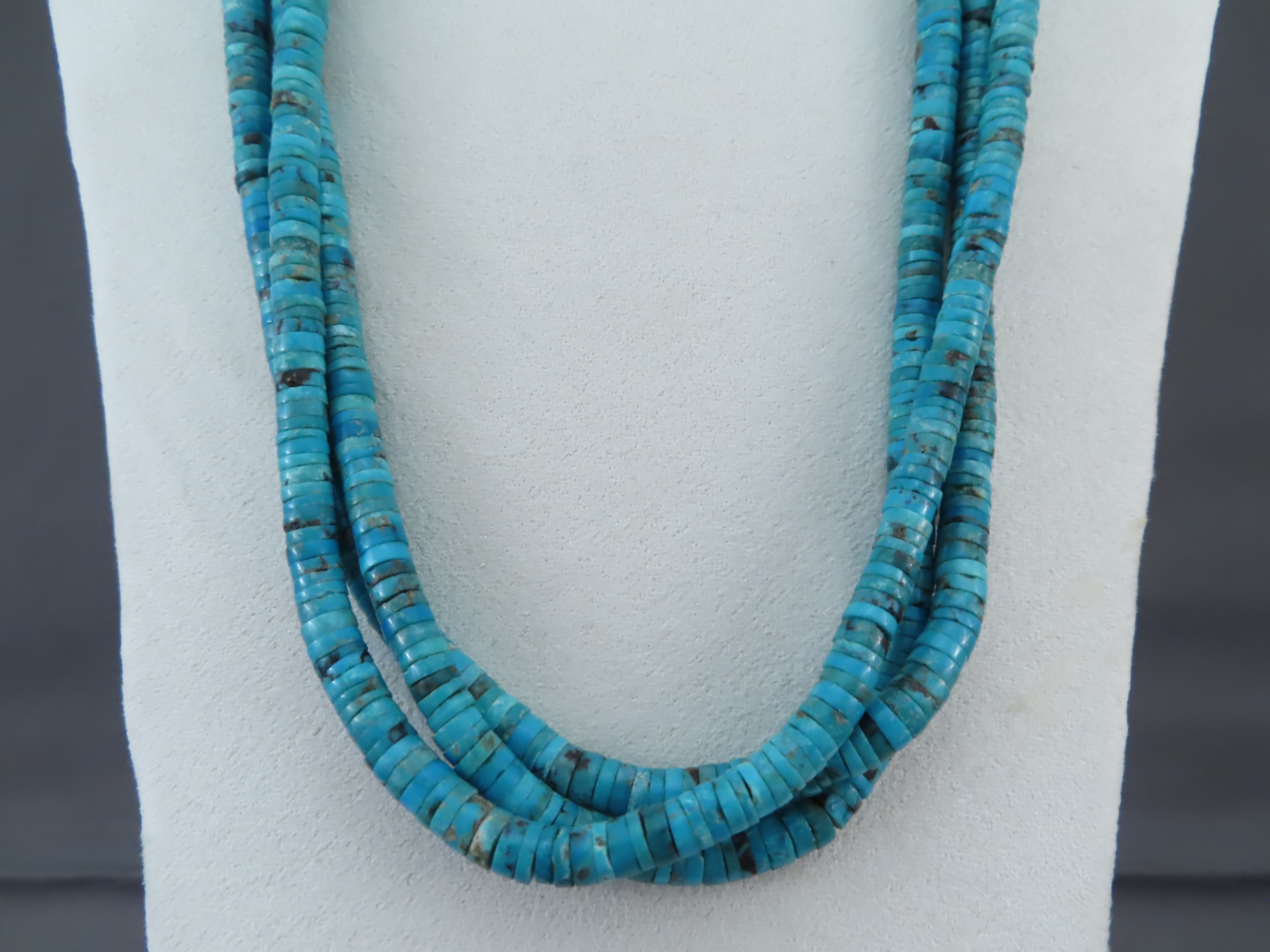 Heishi & Sleeping Beauty Turquoise Necklace