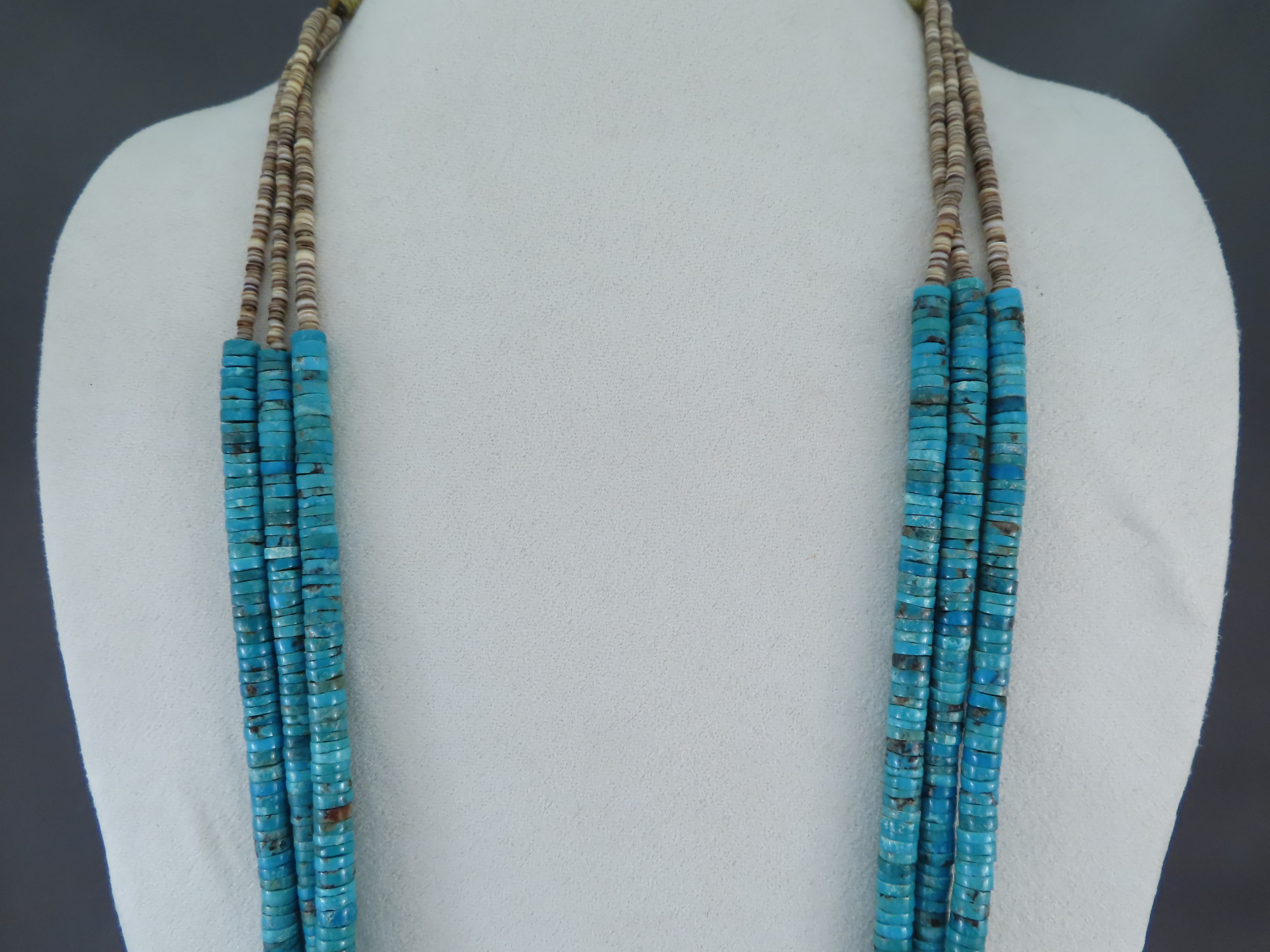 Heishi & Sleeping Beauty Turquoise Necklace