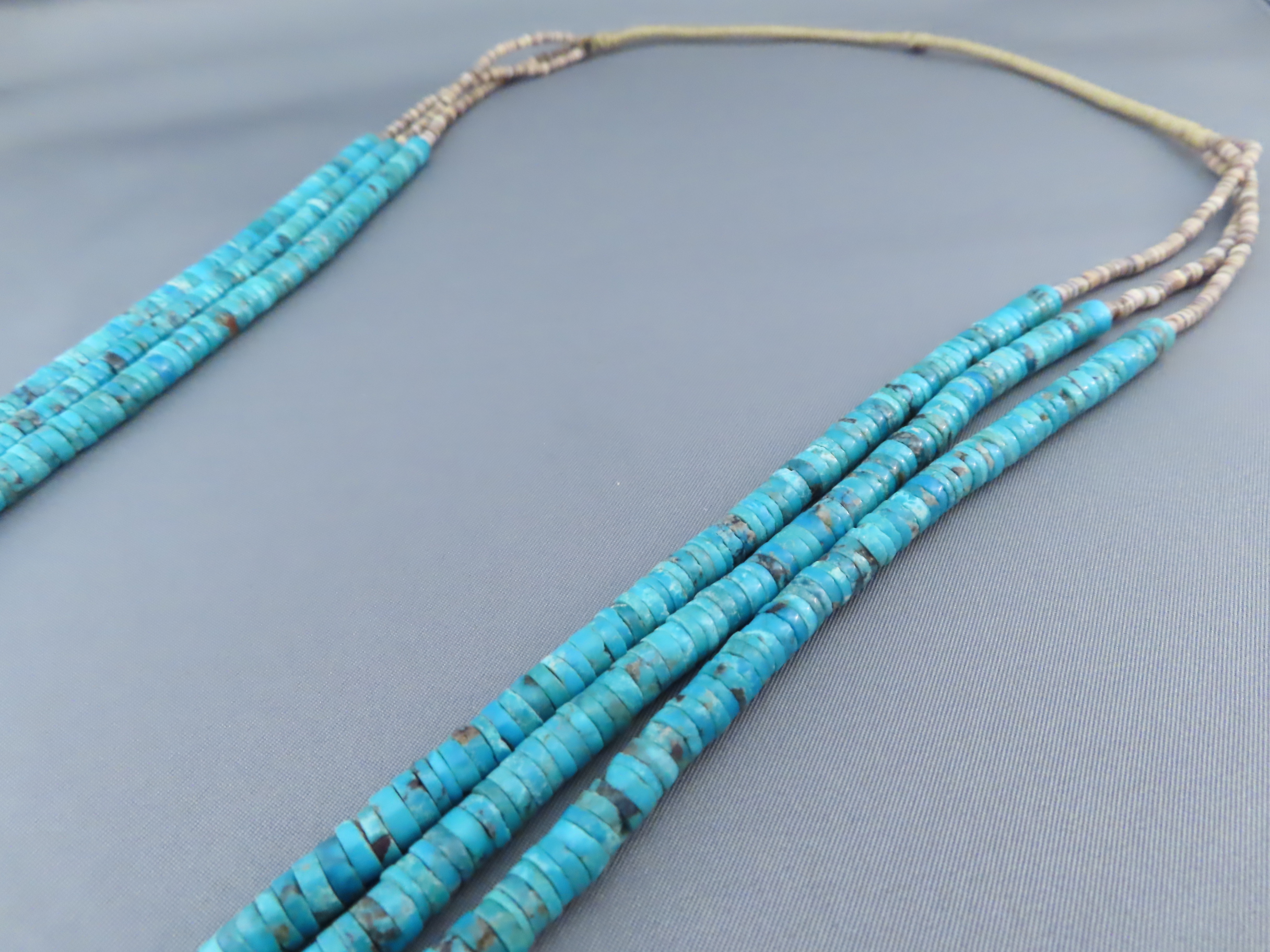 Heishi & Sleeping Beauty Turquoise Necklace