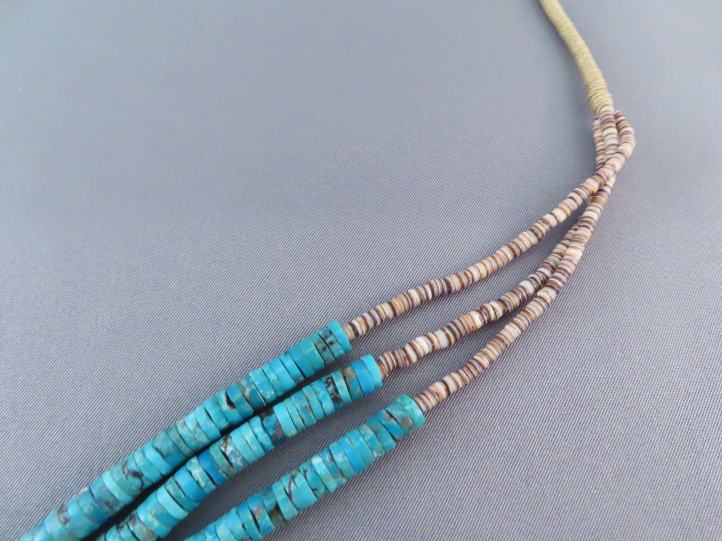 Heishi & Sleeping Beauty Turquoise Necklace