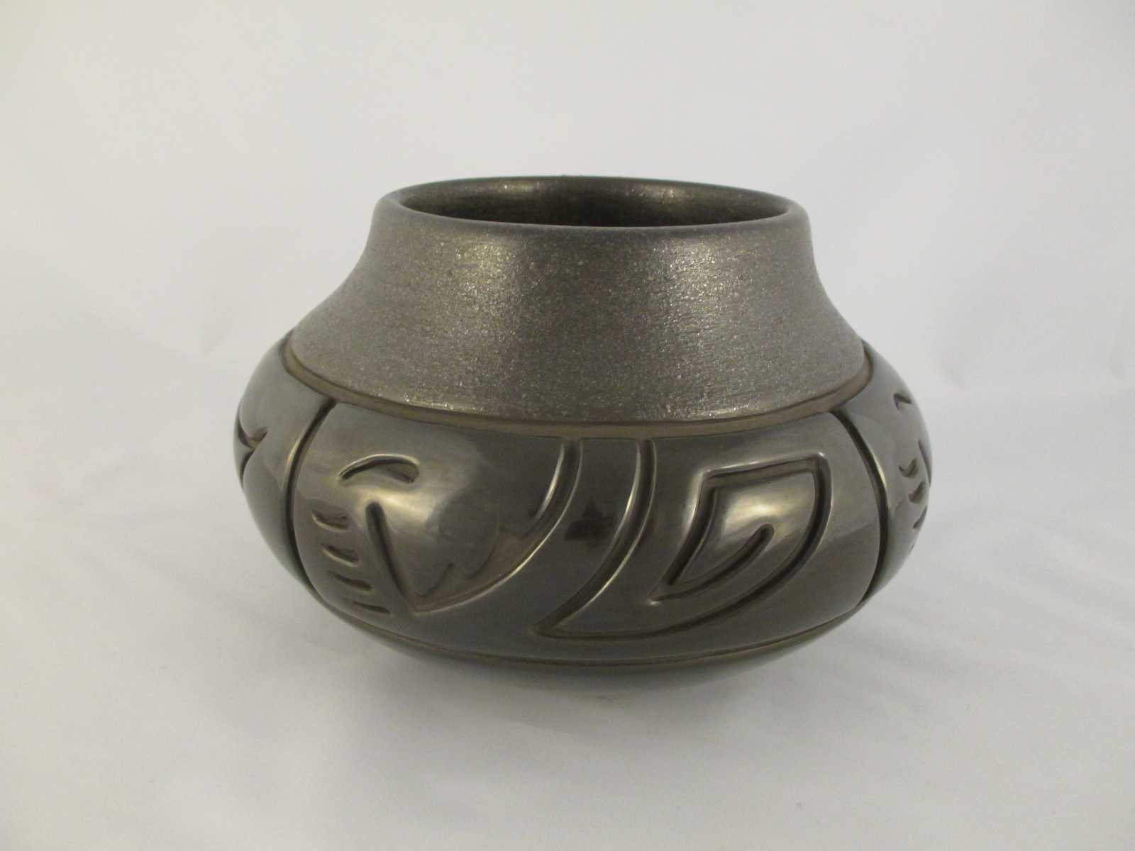 Linda Tafoya Black Santa Clara Pottery Jar