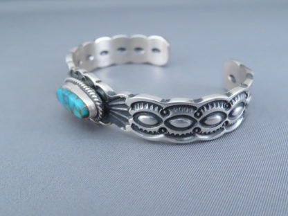 Pilot Mountain Turquoise Cuff Bracelet by Darrell Cadman