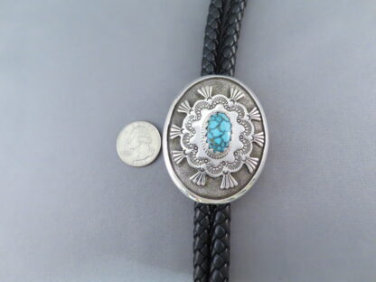 Jay Livingston Kingman Turquoise Bolo Tie