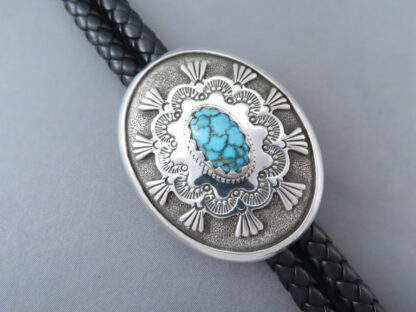 Jay Livingston Kingman Turquoise Bolo Tie