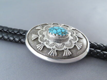 Jay Livingston Kingman Turquoise Bolo Tie
