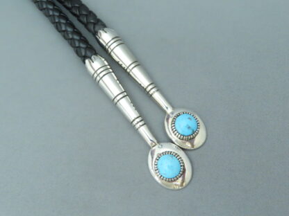 Jay Livingston Kingman Turquoise Bolo Tie