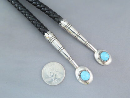 Jay Livingston Kingman Turquoise Bolo Tie