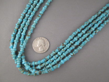 Kingman Turquoise Necklace (Santo Domingo Jewelry)