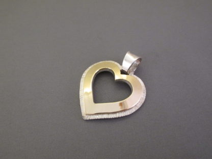 Gold & Silver ‘Heart’ Pendant