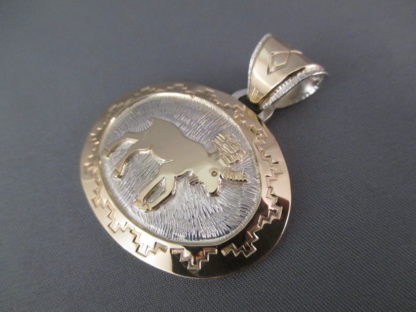 Moose Pendant – 14kt Gold & Sterling Silver Pendant with Moose