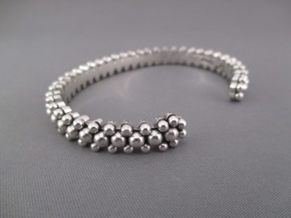 Artie Yellowhorse Sterling Silver Bracelet with Tiny Beads