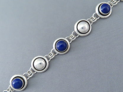 Lapis Link Bracelet by Artie Yellowhorse
