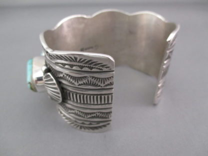 Royston Turquoise Cuff Bracelet in Sterling Silver