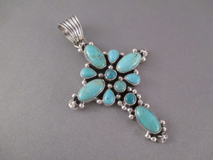 Royston Turquoise Cross Pendant by Geneva Apechito
