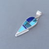 Turquoise & Lapis Inlay Pendant