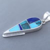 Turquoise & Lapis Inlay Pendant