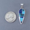 Turquoise & Lapis Inlay Pendant
