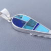 Turquoise & Lapis Inlay Pendant