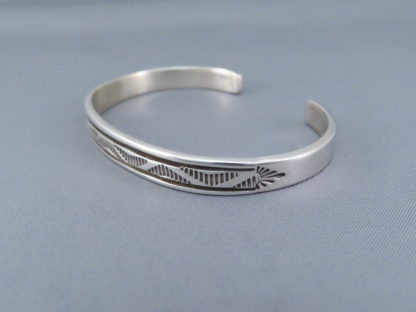 Tiny Sterling Silver Cuff Bracelet by Bruce Morgan