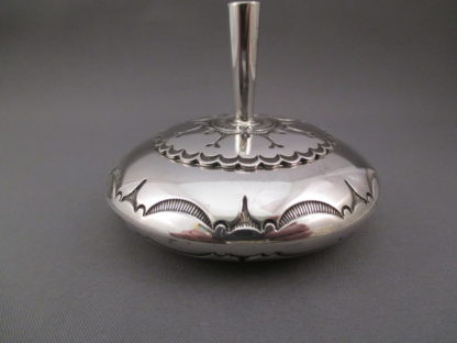 Lidded Sterling Silver Seed Pot by Thomas Curtis