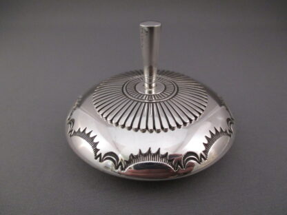 Sterling Silver Seed Pot (with Lid) by Thomas Curtis