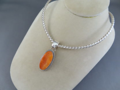 Artie Yellowhorse Twisted Sterling Silver Collar Necklace