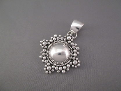 Sterling Silver ‘Snowflake’ Pendant by Artie Yellowhorse