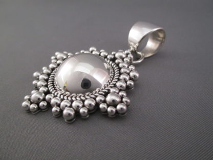 Sterling Silver ‘Snowflake’ Pendant by Artie Yellowhorse