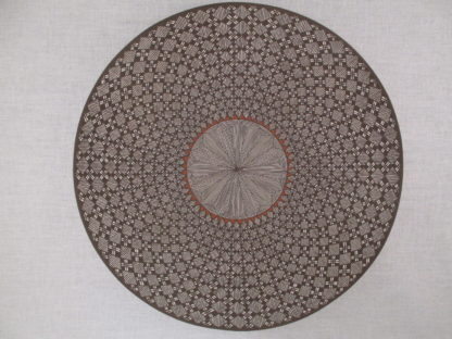 Acoma Pottery Plate by Rebecca Lucario