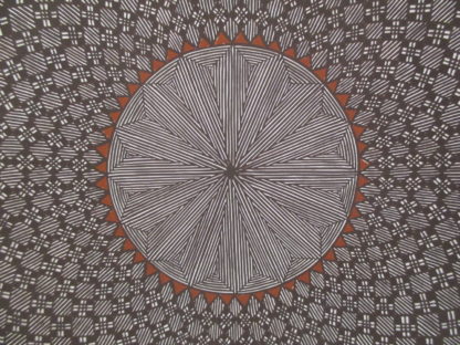 Acoma Pottery Plate by Rebecca Lucario