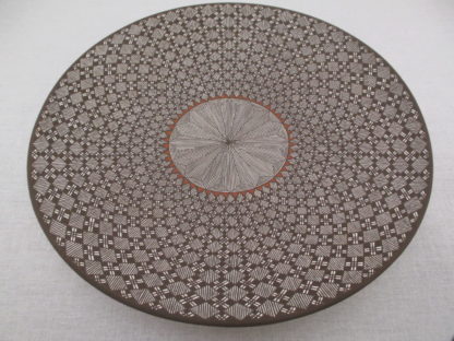 Acoma Pottery Plate by Rebecca Lucario
