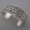 Sterling Silver Navajo Cuff Bracelet by Tsosie Orville White