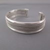 Sterling Silver Bracelet Cuff by Artie Yellowhorse with ‘Mesh’ Design