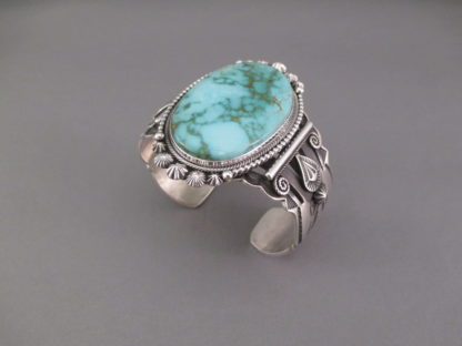 BIG Royston Turquoise Cuff Bracelet by Aaron Toadlena
