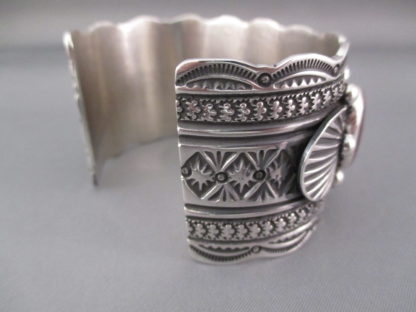 Ithaca Peak Turquoise & Spiny Oyster Shell Cuff Bracelet by Guy Hoskie