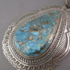 Large Turquoise Pendant by Arnold Blackgoat