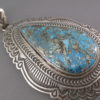 Large Turquoise Pendant by Arnold Blackgoat