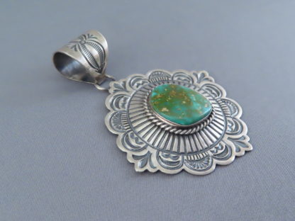 Royston Turquoise Pendant by Arnold Blackgoat