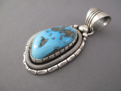 Morenci Turquoise Pendant by Will Vandever