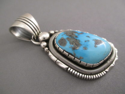 Morenci Turquoise Pendant by Will Vandever
