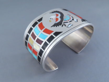 Dennis & Nancy Edaakie ‘Eagle Dancer’ Inlay Cuff Bracelet