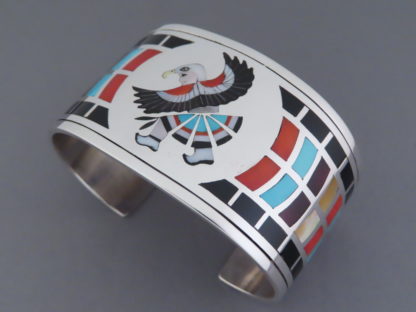 Dennis & Nancy Edaakie ‘Eagle Dancer’ Inlay Cuff Bracelet